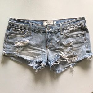 Abercrombie & Fitch vintage denim jean shorts